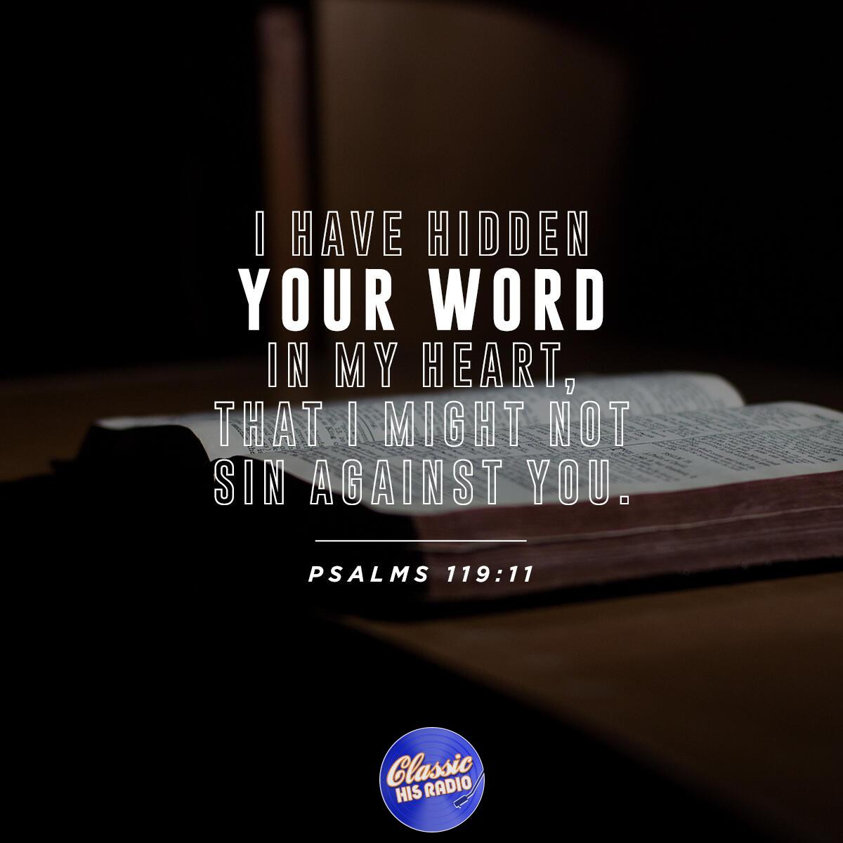 Psalms 119:11 - Verse of the Day