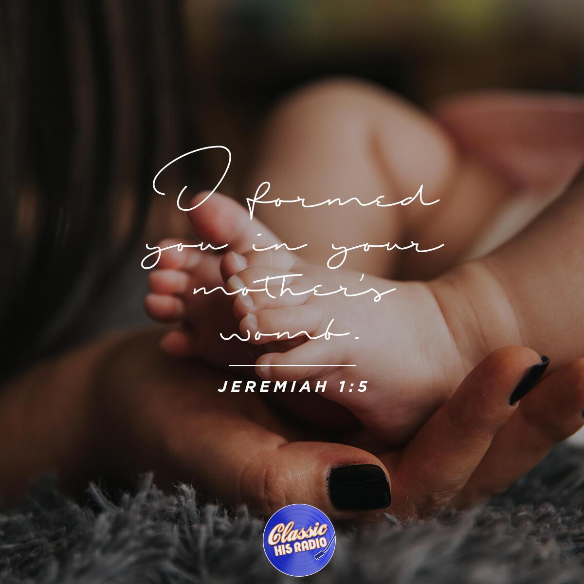 Jeremiah 1:5 - Verse of the Day
