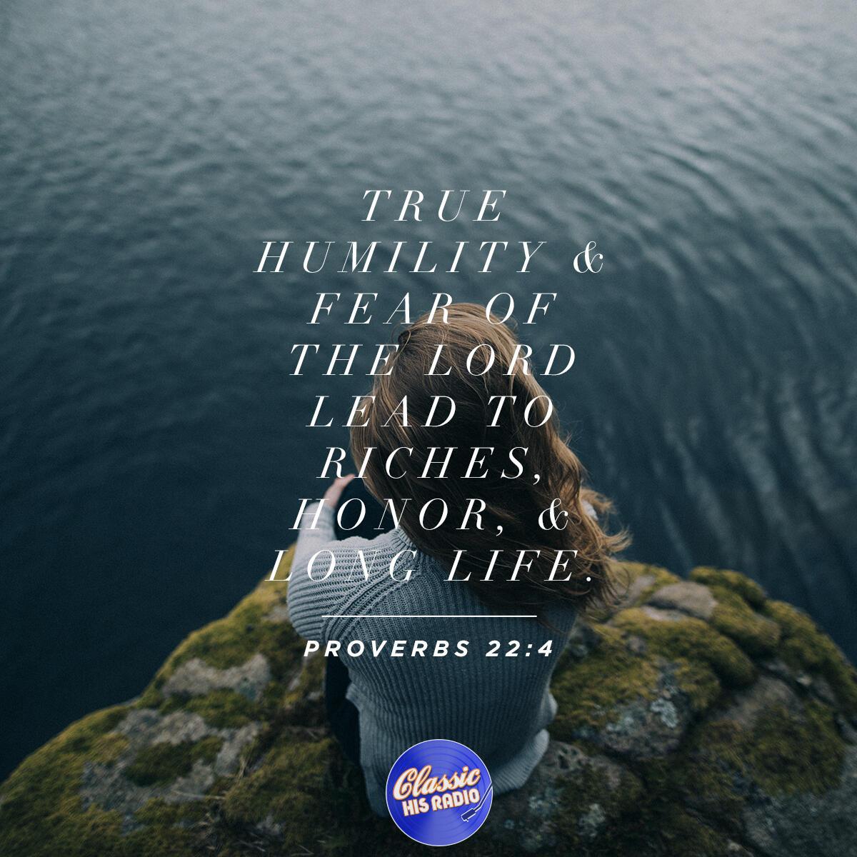Proverbs 22:4 - Verse of the Day