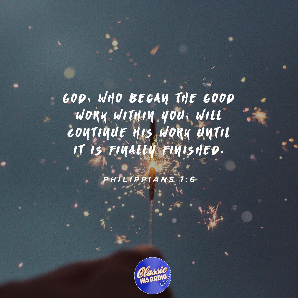 Philippians 1:6 - Verse of the Day