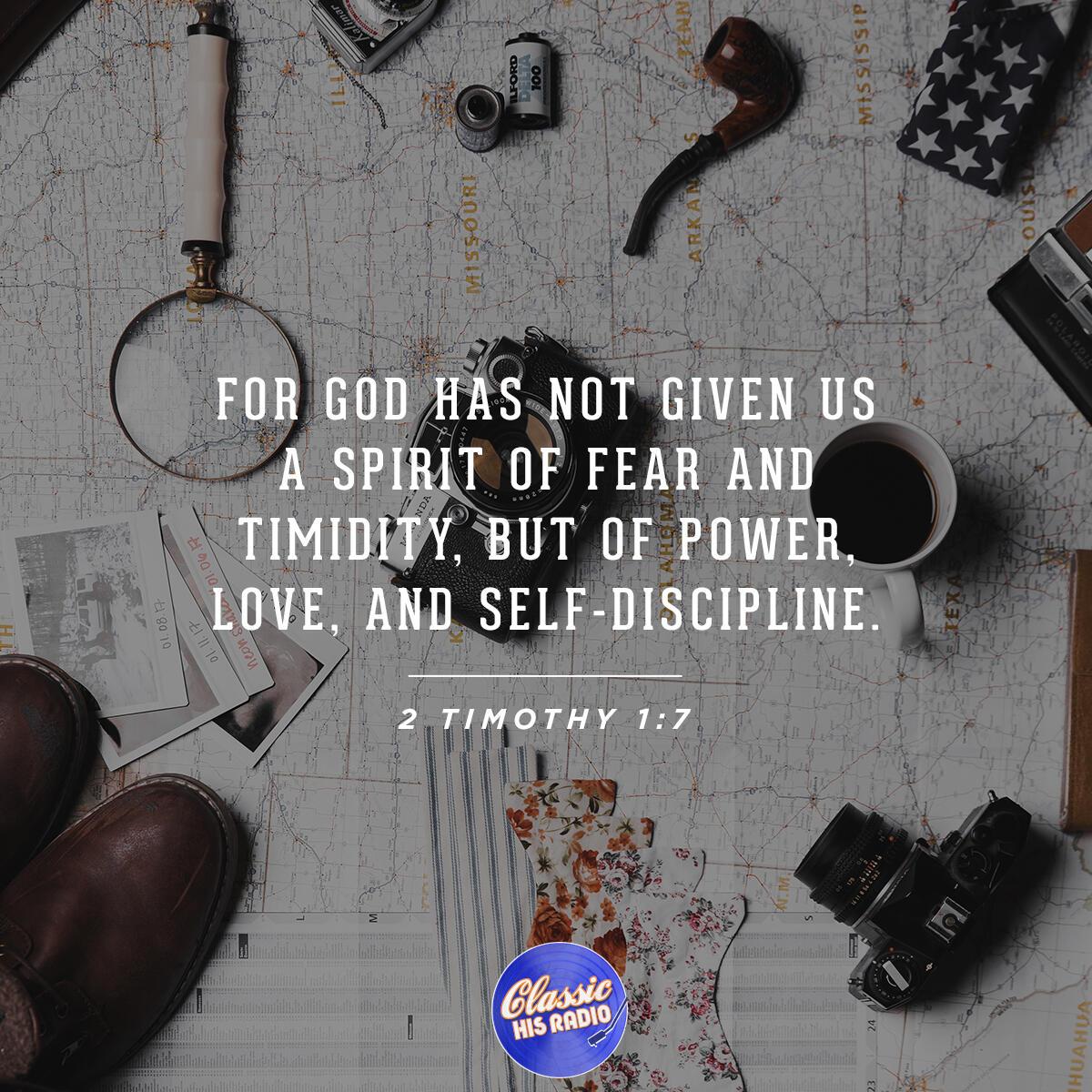 2 Timothy 1:7 - Verse of the Day