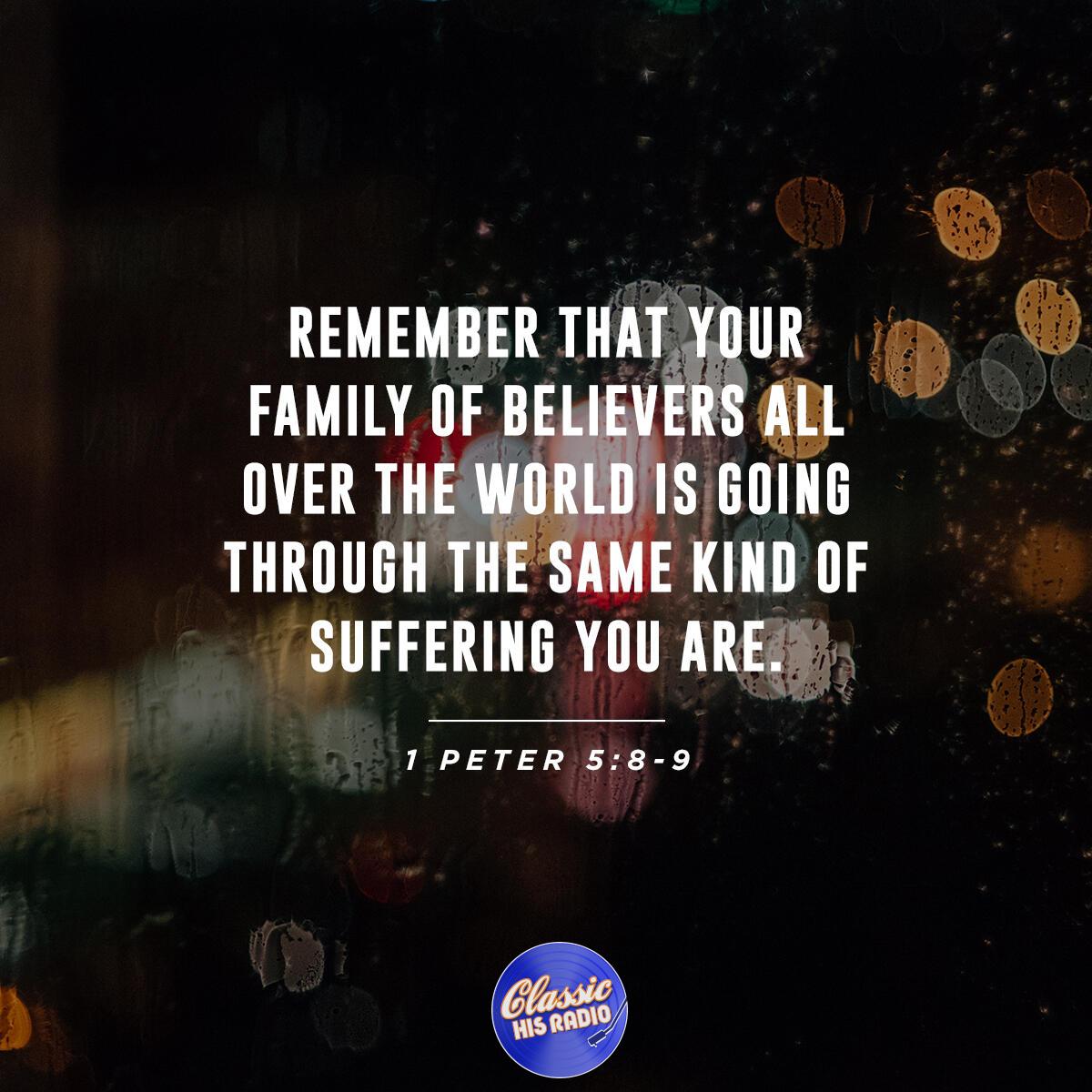 1 Peter 5:8-9 - Verse of the Day