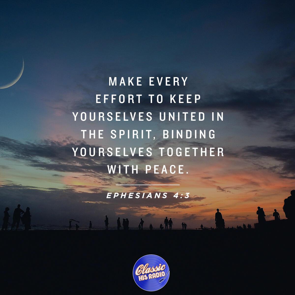 Ephesians 4:3 - Verse of the Day