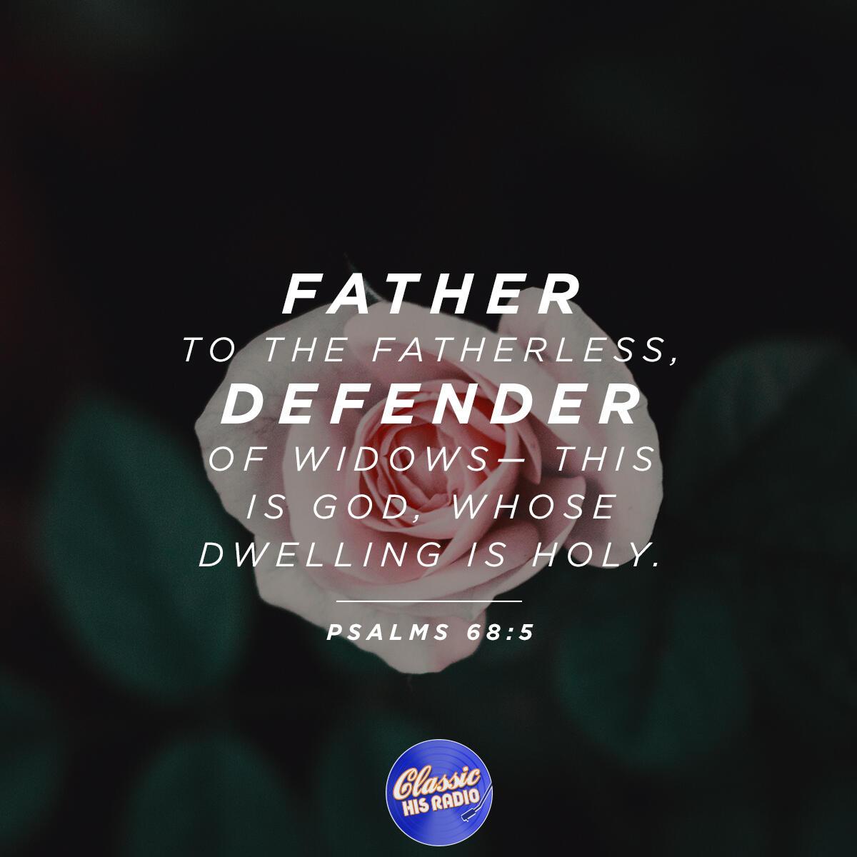 Psalms 68:5 - Verse of the Day