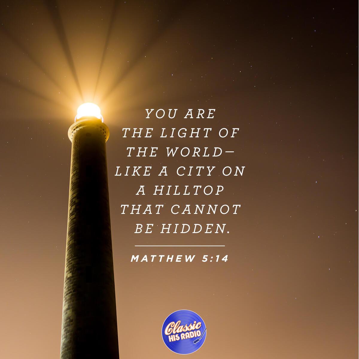 Matthew 5:14 - Verse of the Day