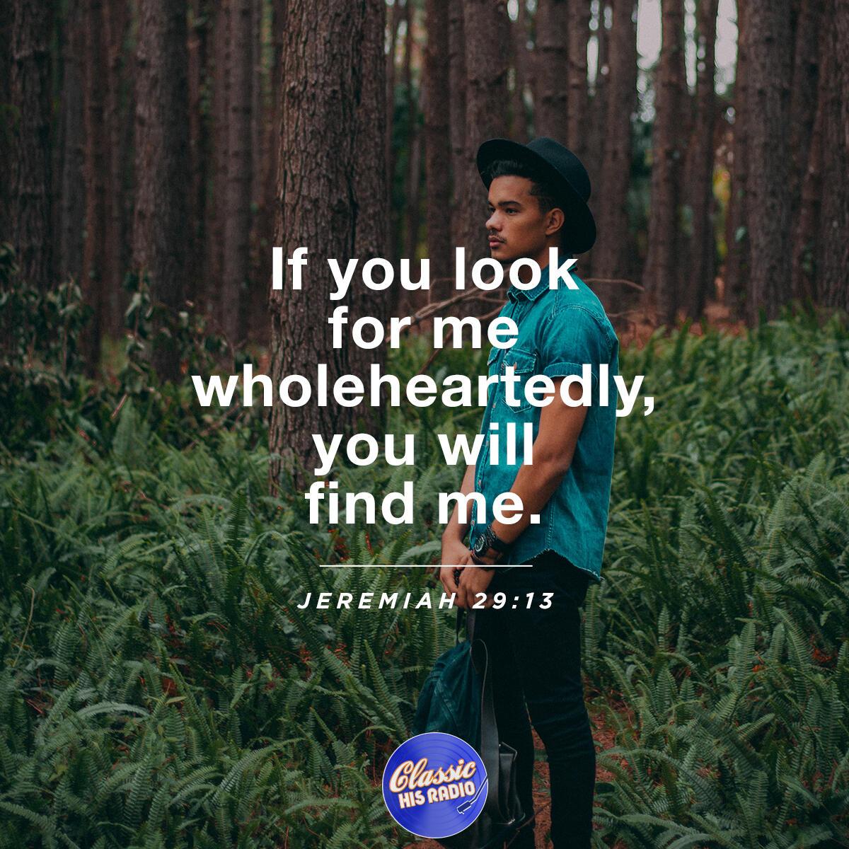 Jeremiah 29:13 - Verse of the Day