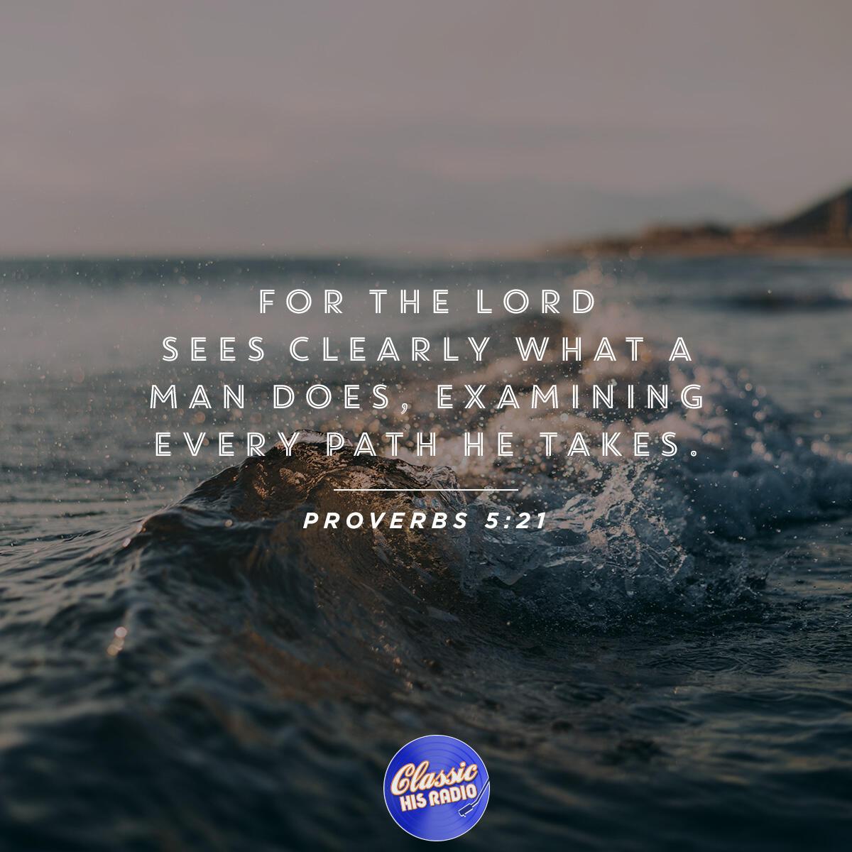 Proverbs 5:21 - Verse of the Day