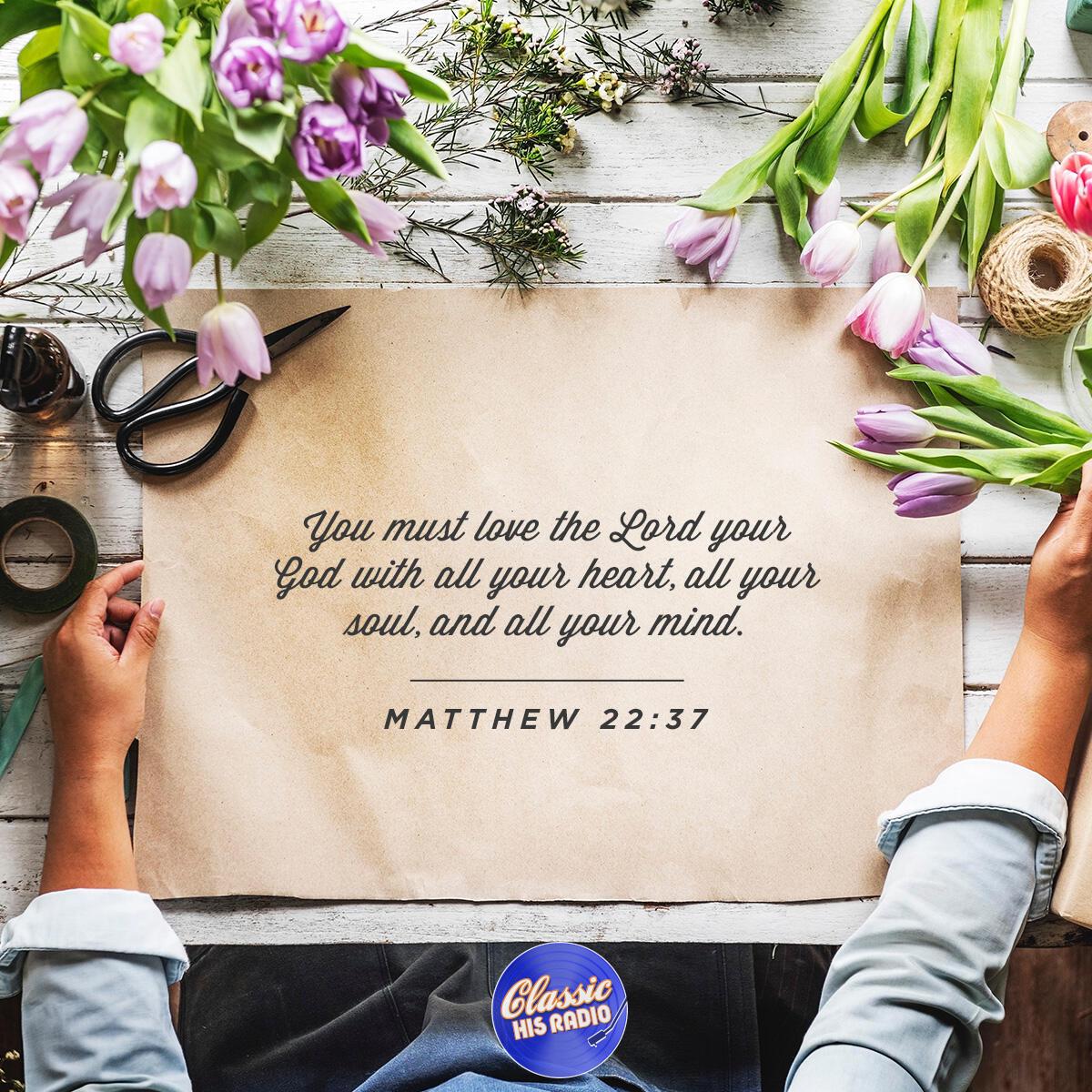 Matthew 22:37 - Verse of the Day