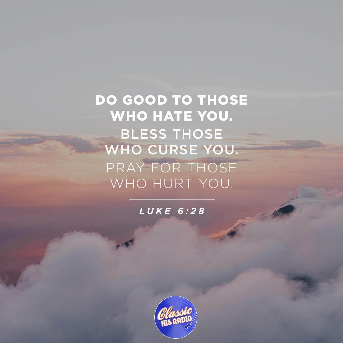 Luke 6:28 - Verse of the Day