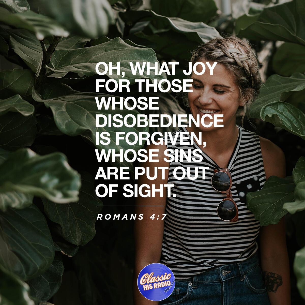 Romans 4:7 - Verse of the Day