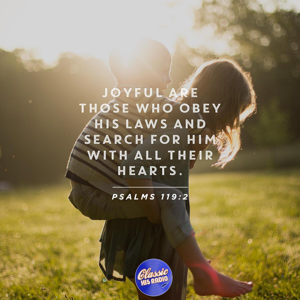 Psalms 119:2 - Verse of the Day