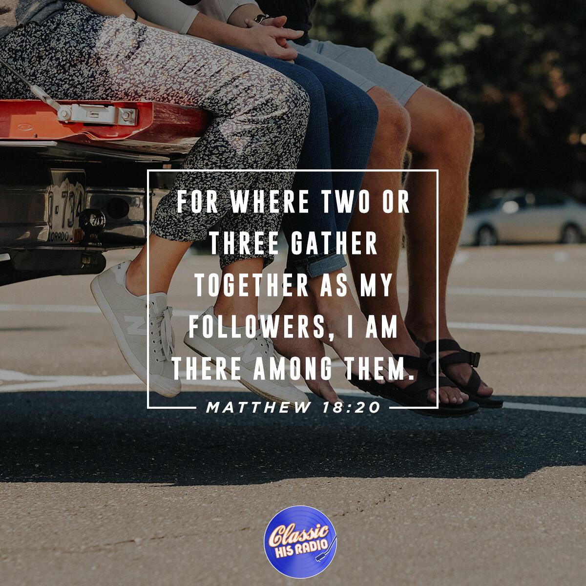 Matthew 18:20 - Verse of the Day