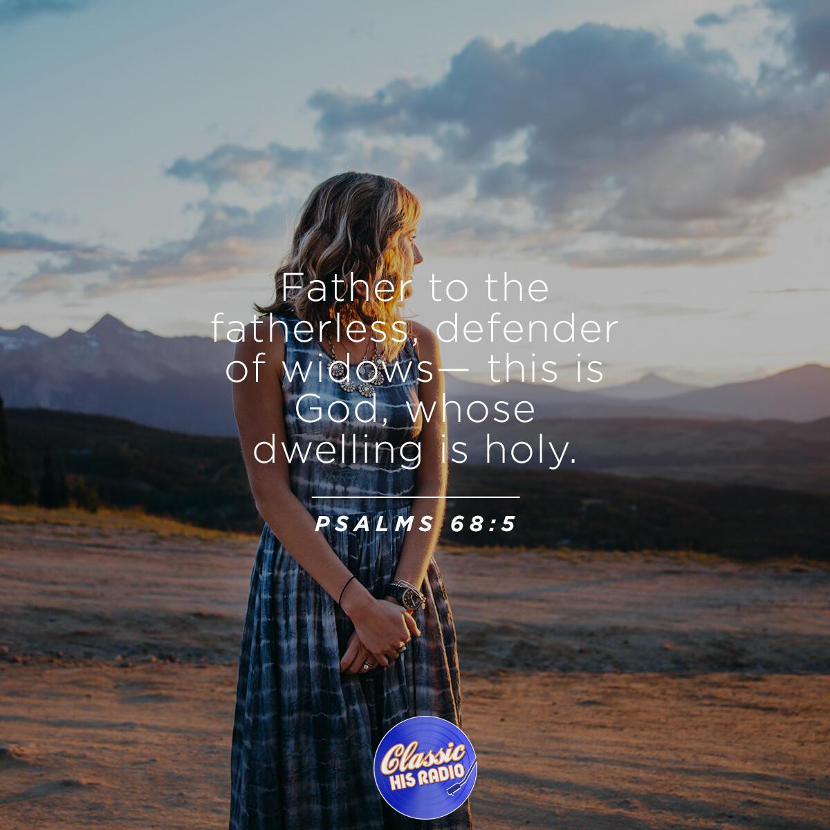 Psalms 68:5 - Verse of the Day