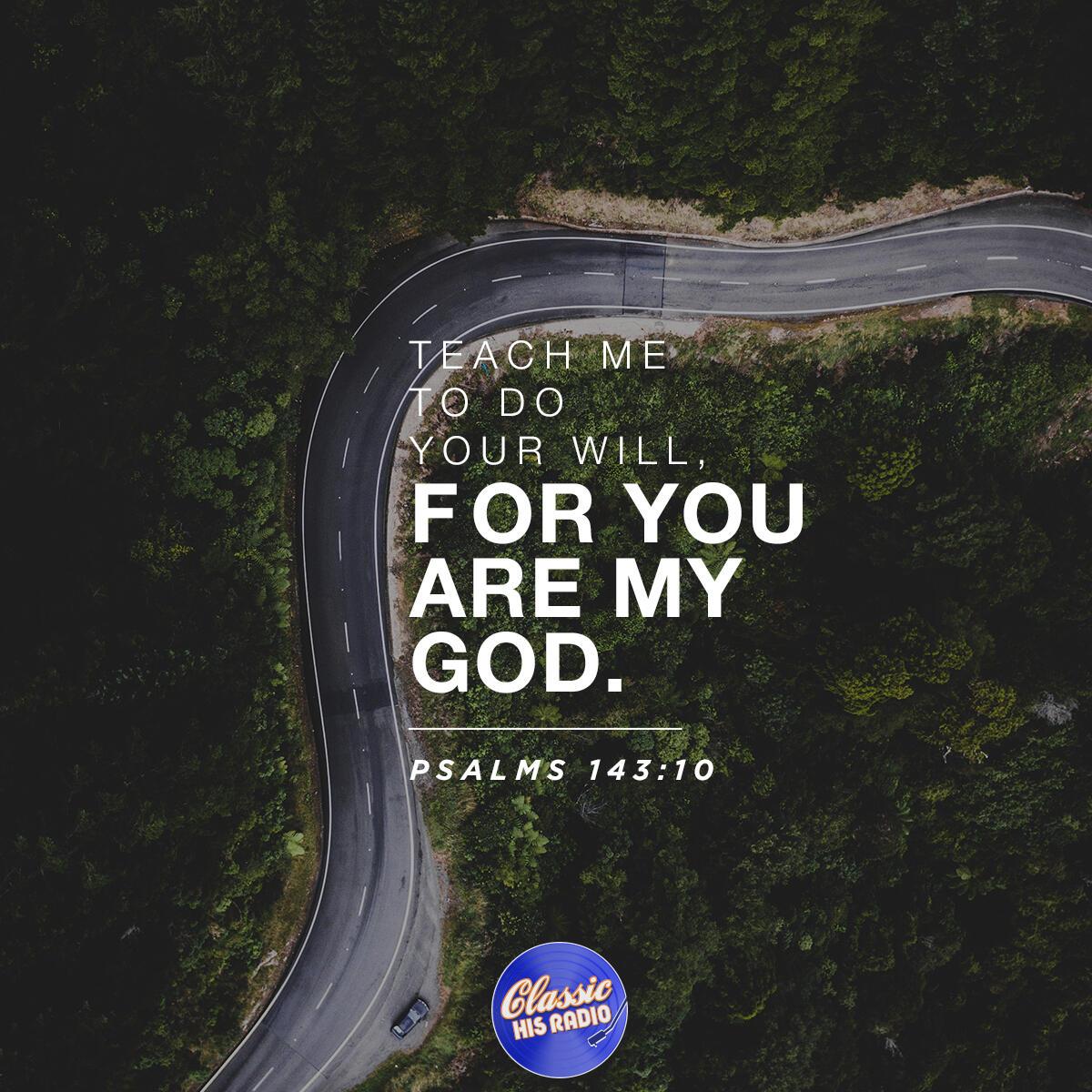 Psalms 143:10 - Verse of the Day
