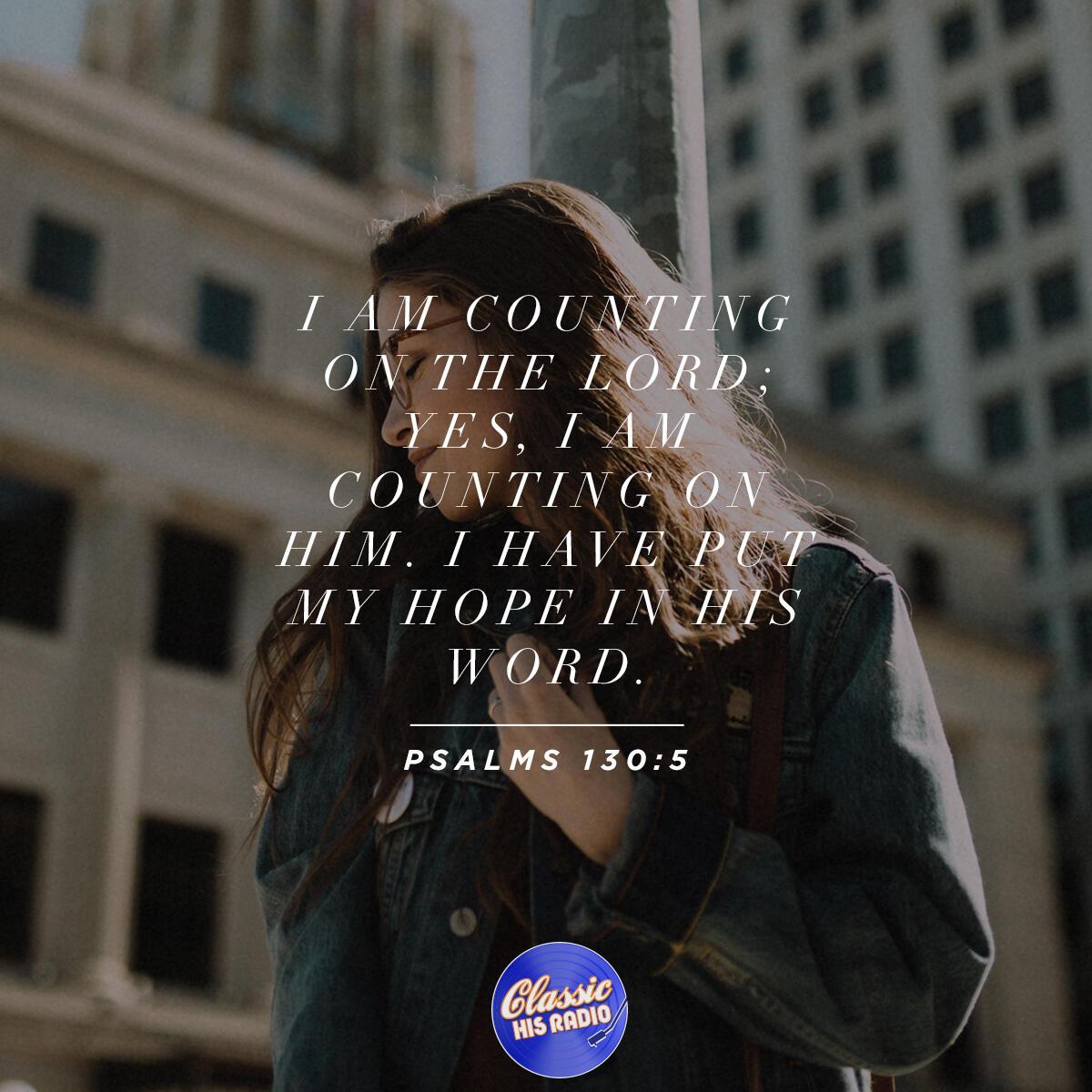 Psalms 130:5 - Verse of the Day