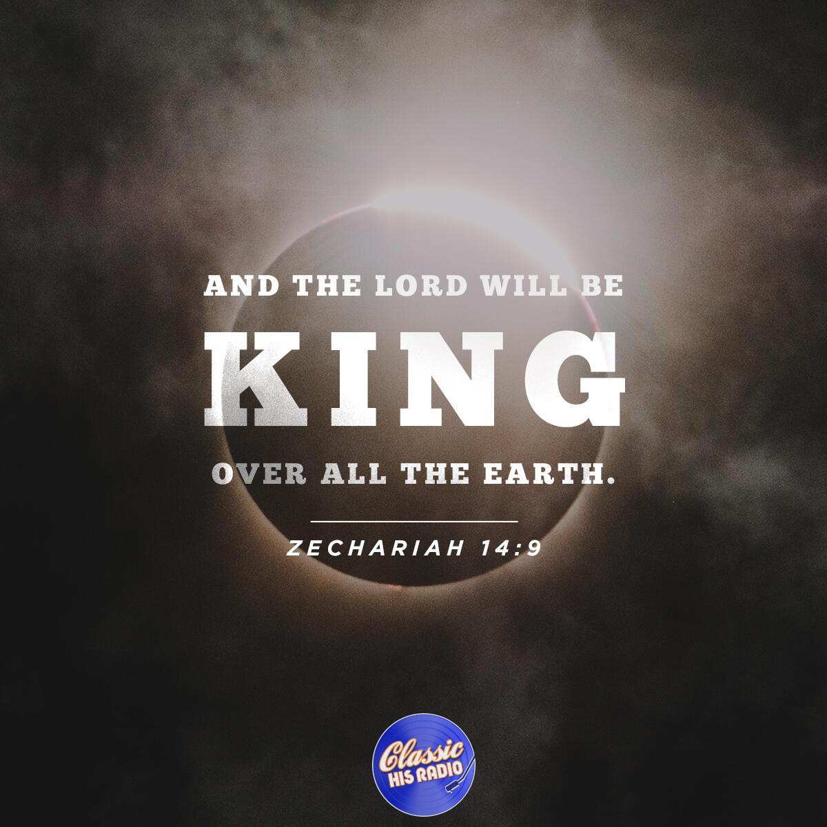 Zechariah 14:9 - Verse of the Day