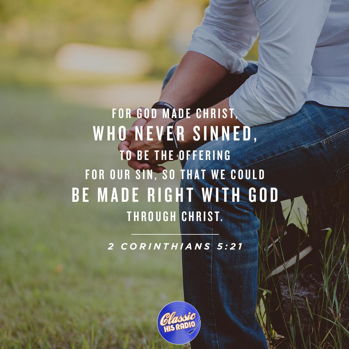2 Corinthians 5:21 - Verse of the Day