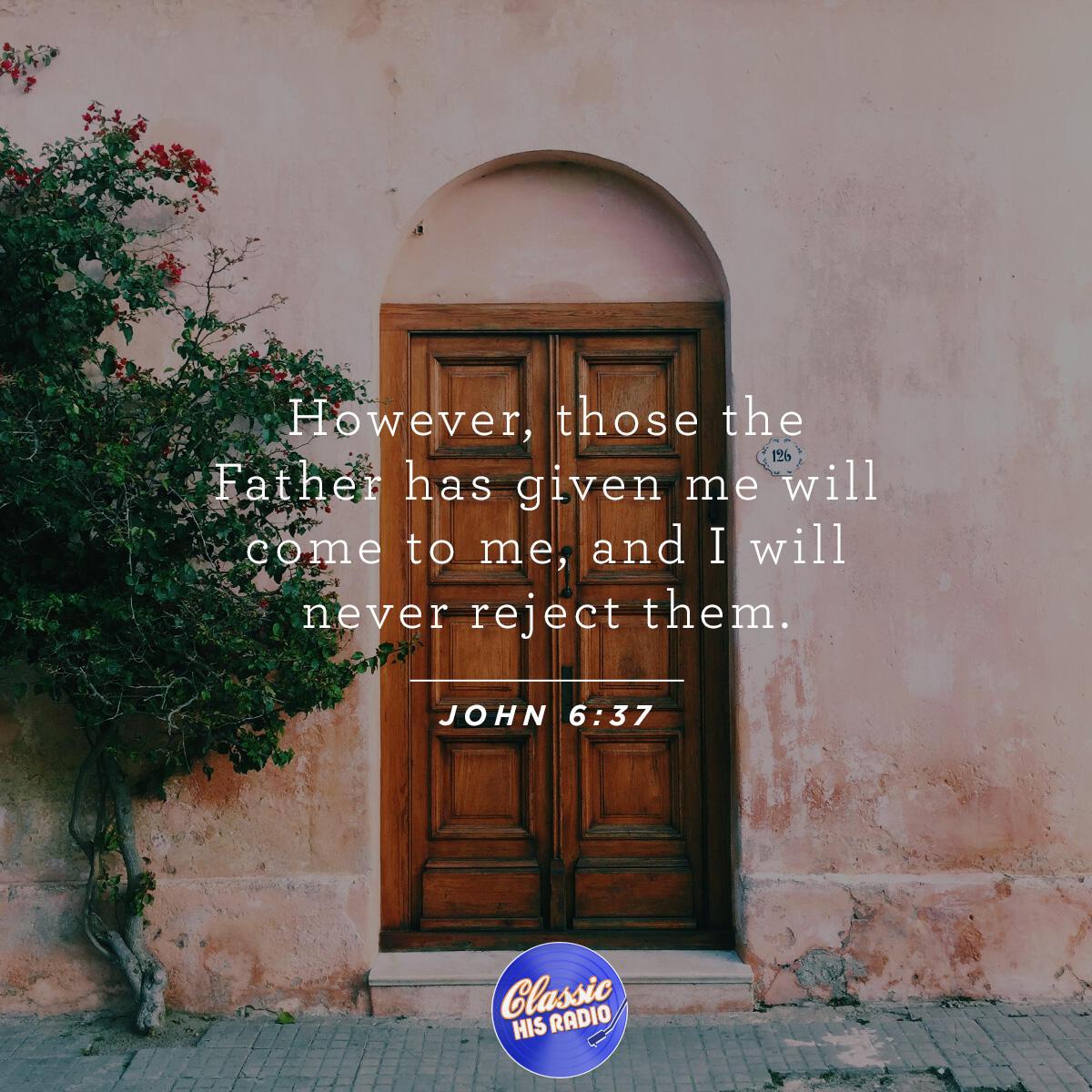 John 6:37 - Verse of the Day