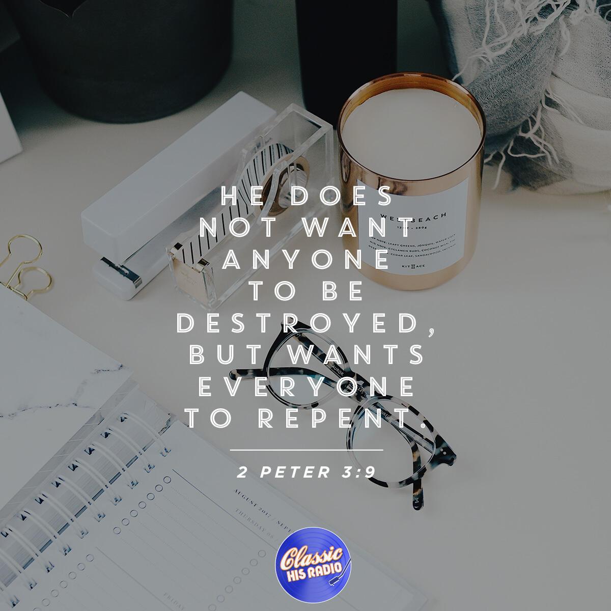 2 Peter 3:9 - Verse of the Day