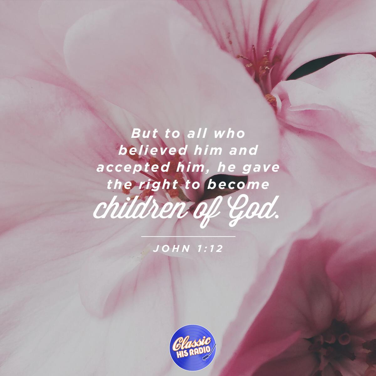 John 1:12 - Verse of the Day