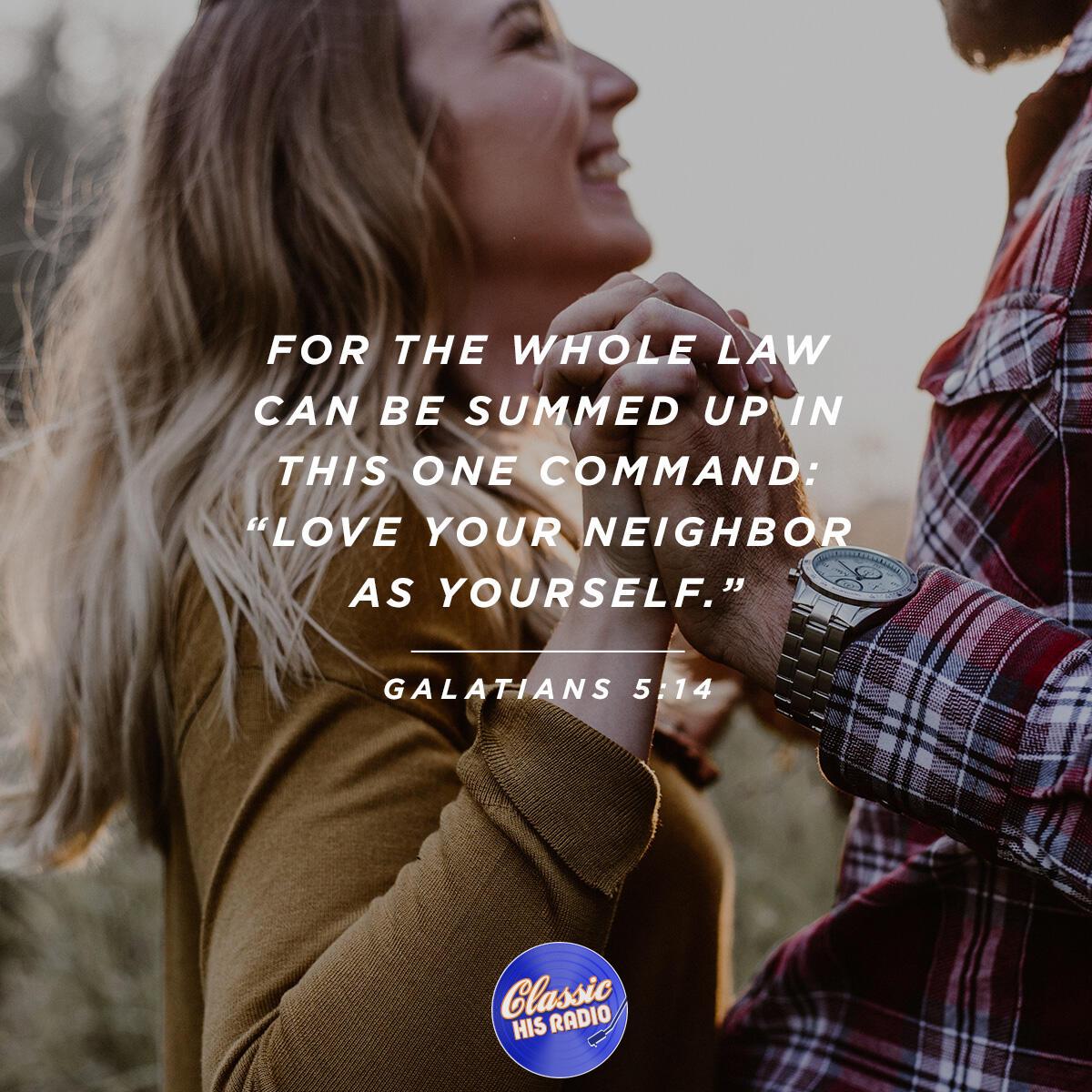 Galatians 5:14 - Verse of the Day