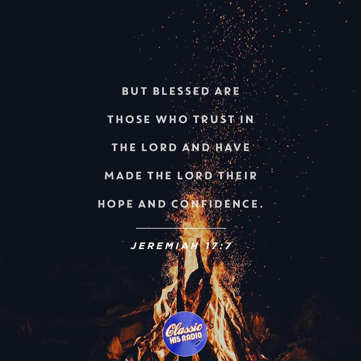 Jeremiah 17:7 - Verse of the Day