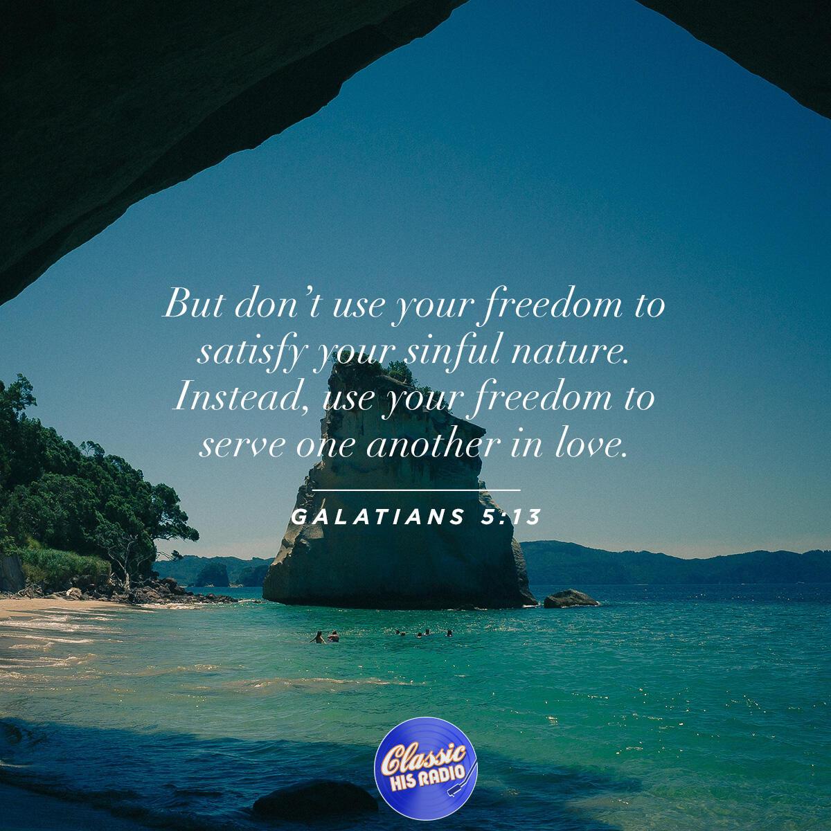 Galatians 5:13 - Verse of the Day