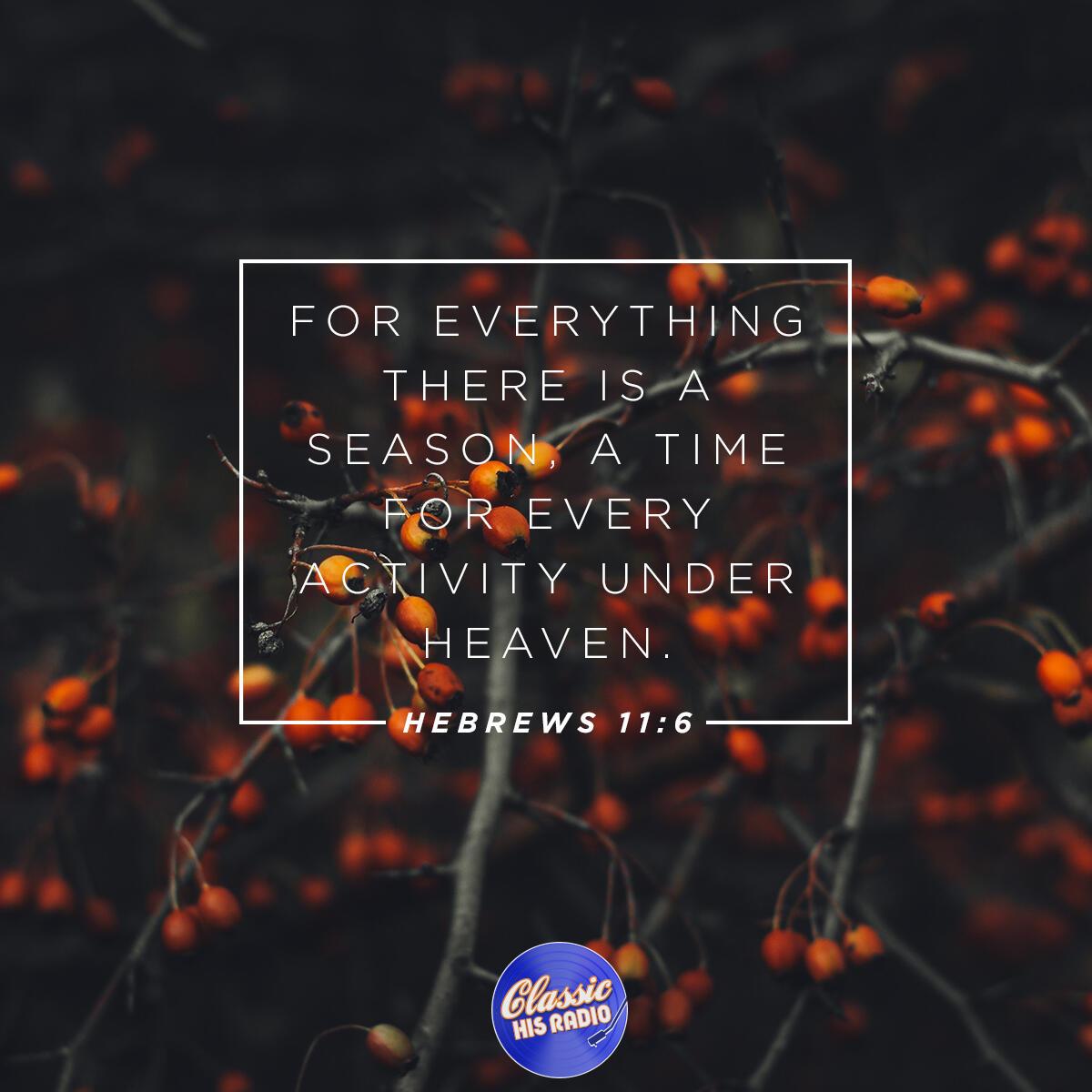 Ecclesiastes 3:1 - Verse of the Day