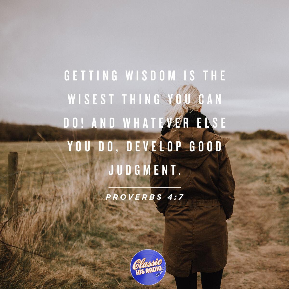 Proverbs 4:7 - Verse of the Day