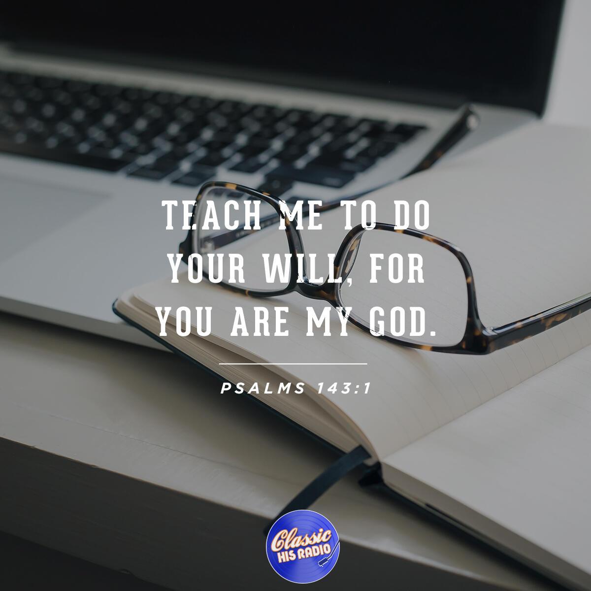 Psalms 143:10 - Verse of the Day