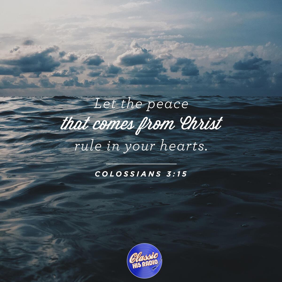Colossians 3:15 - Verse of the Day