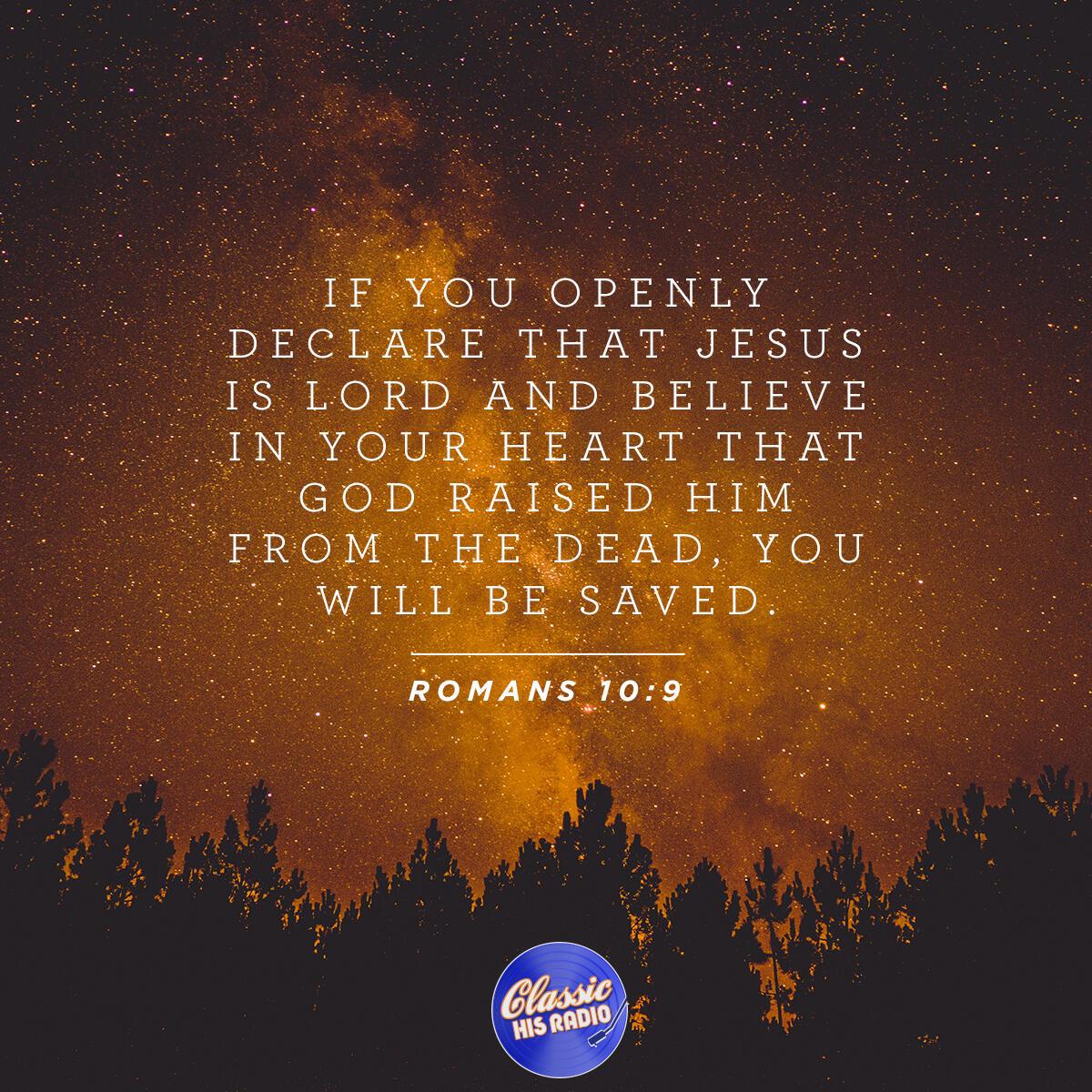 Romans 10:9 - Verse of the Day