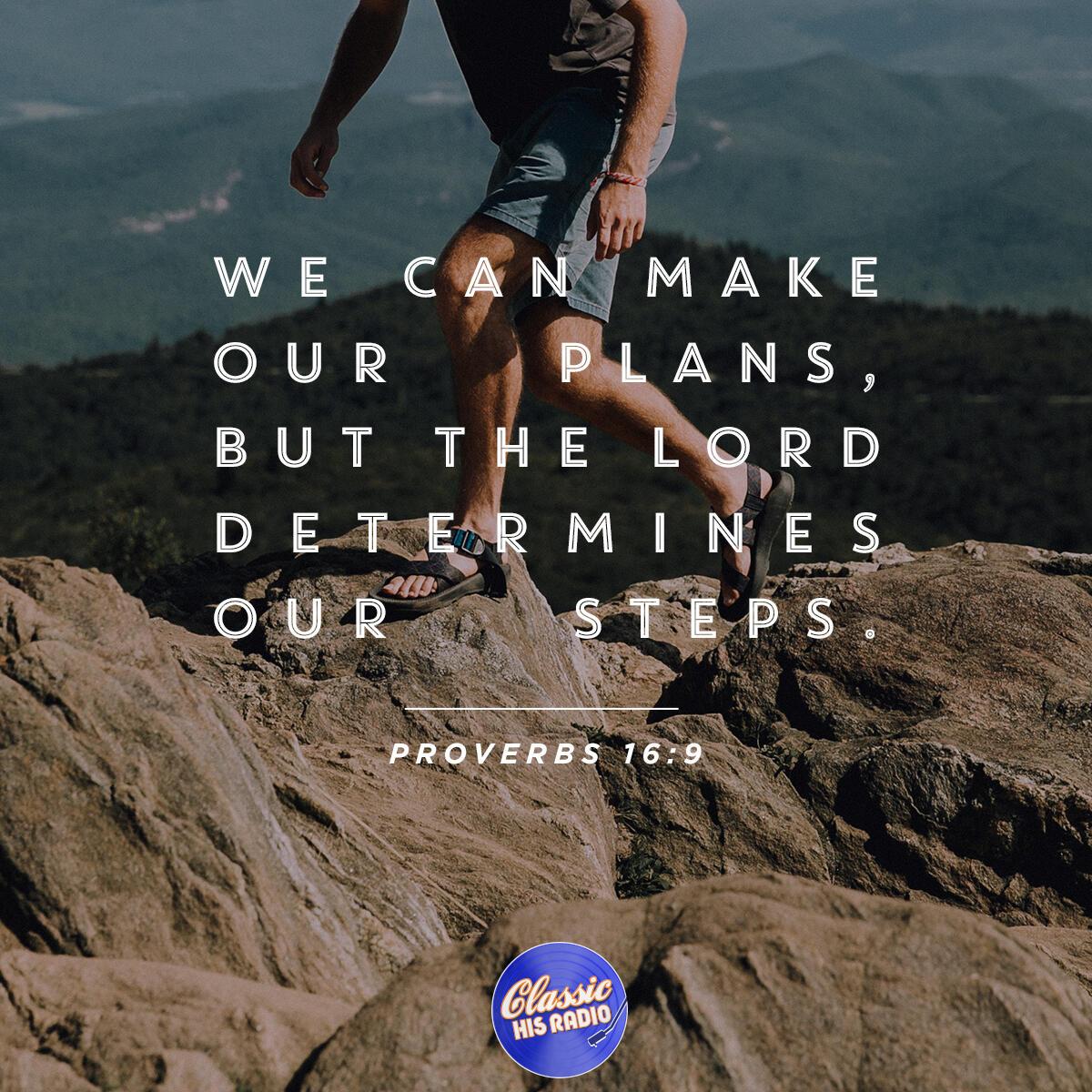 Proverbs 16:9 - Verse of the Day