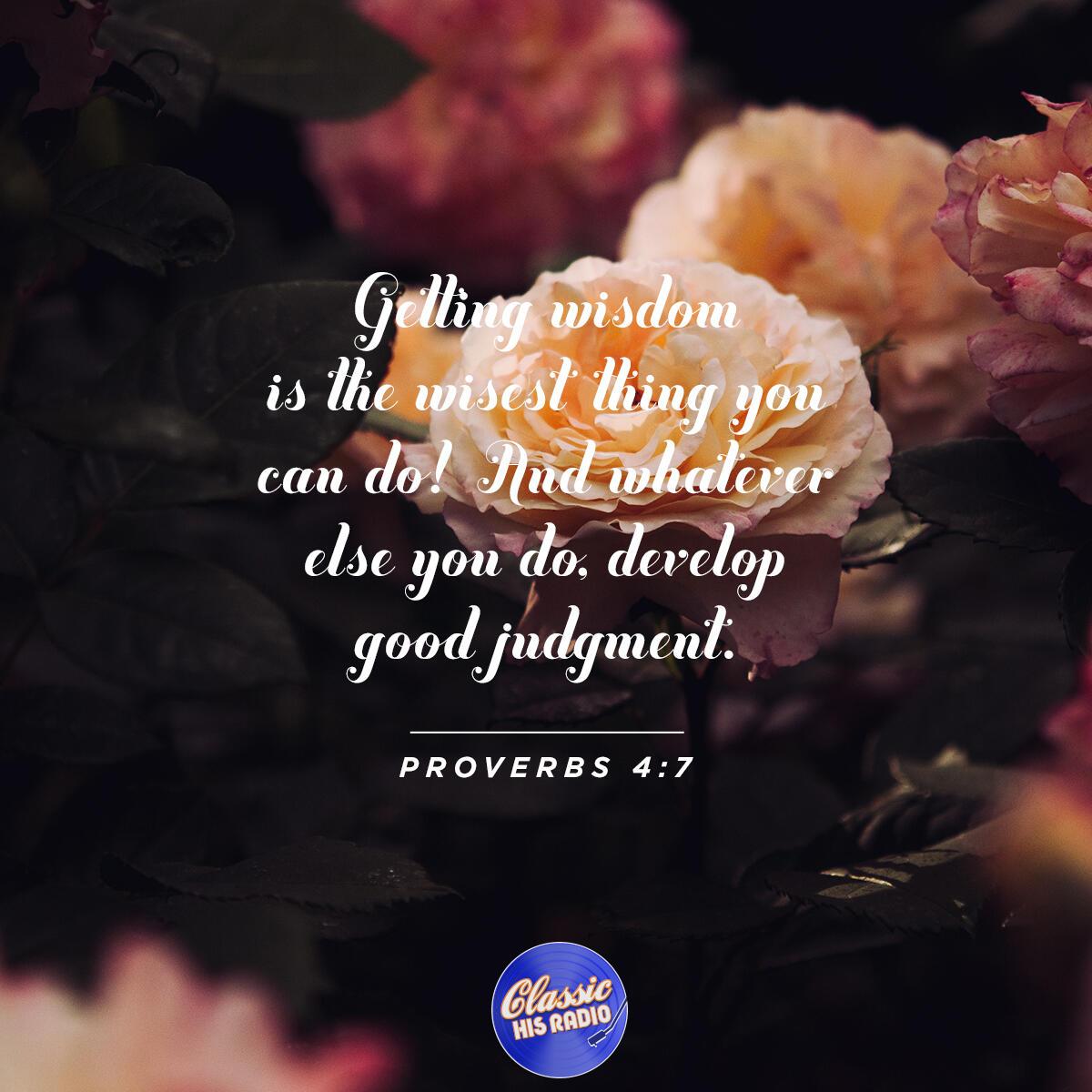 Proverbs 4:7 - Verse of the Day