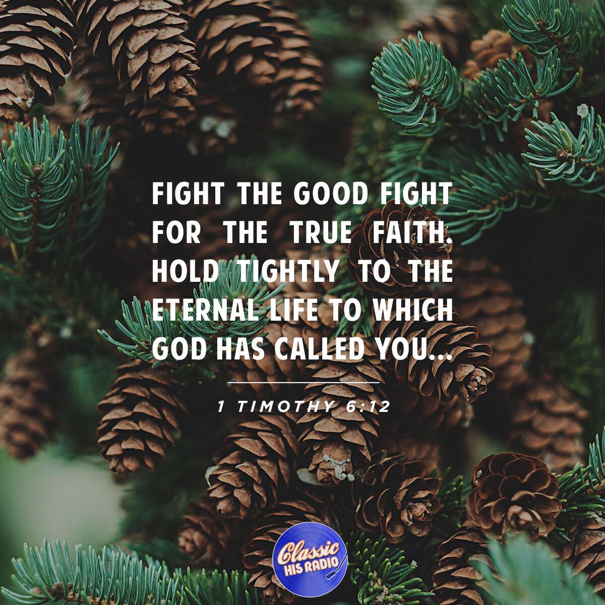 1 Timothy 6:12 - Verse of the Day