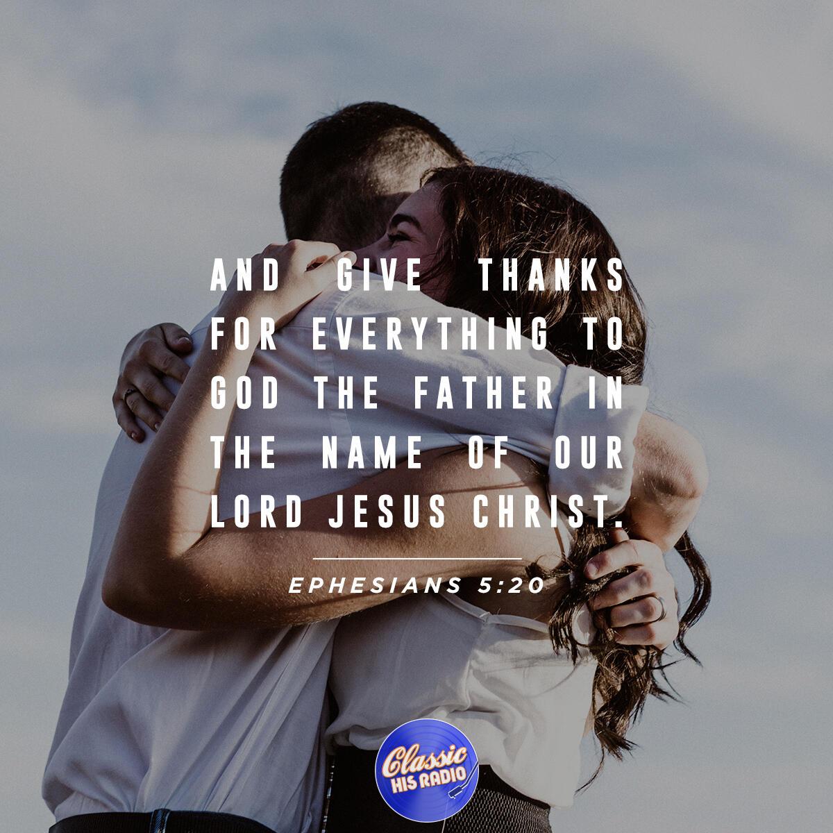 Ephesians 5:20 - Verse of the Day