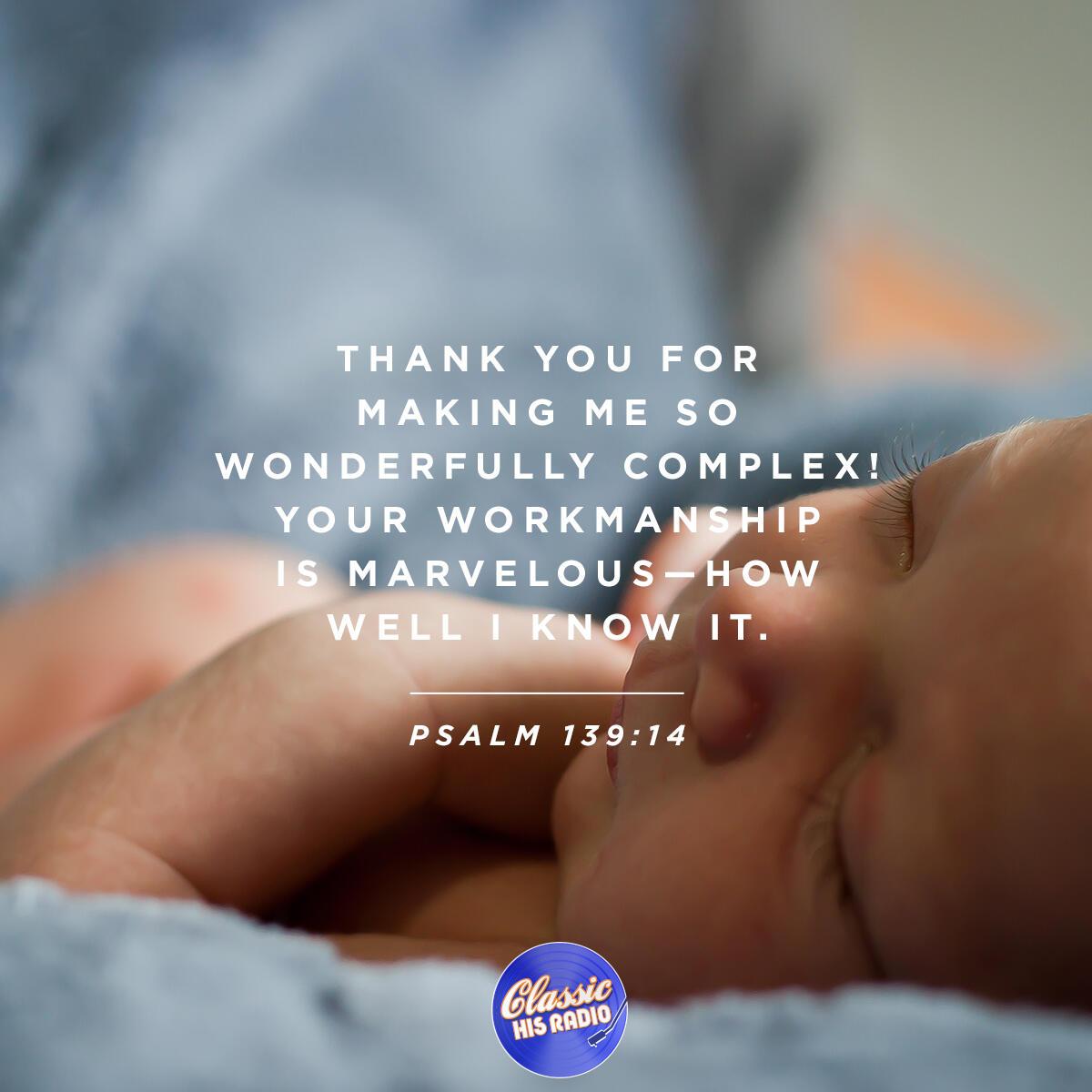 Psalm 139:14 - Verse of the Day