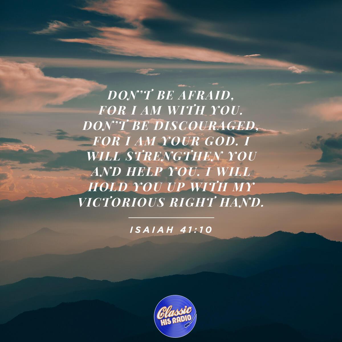 Isaiah 41:10 - Verse of the Day