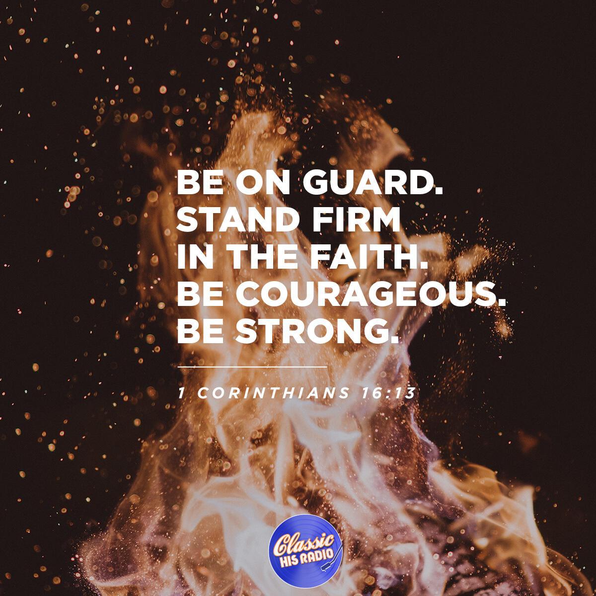 1 Corinthians 16:13 - Verse of the Day