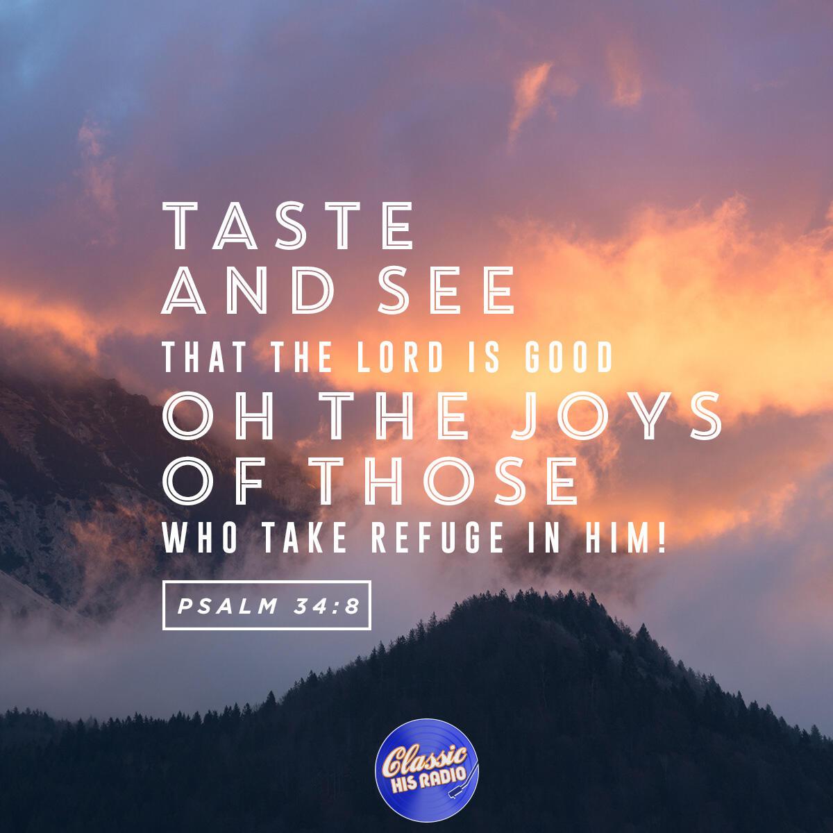 Psalm 34:8 - Verse of the Day