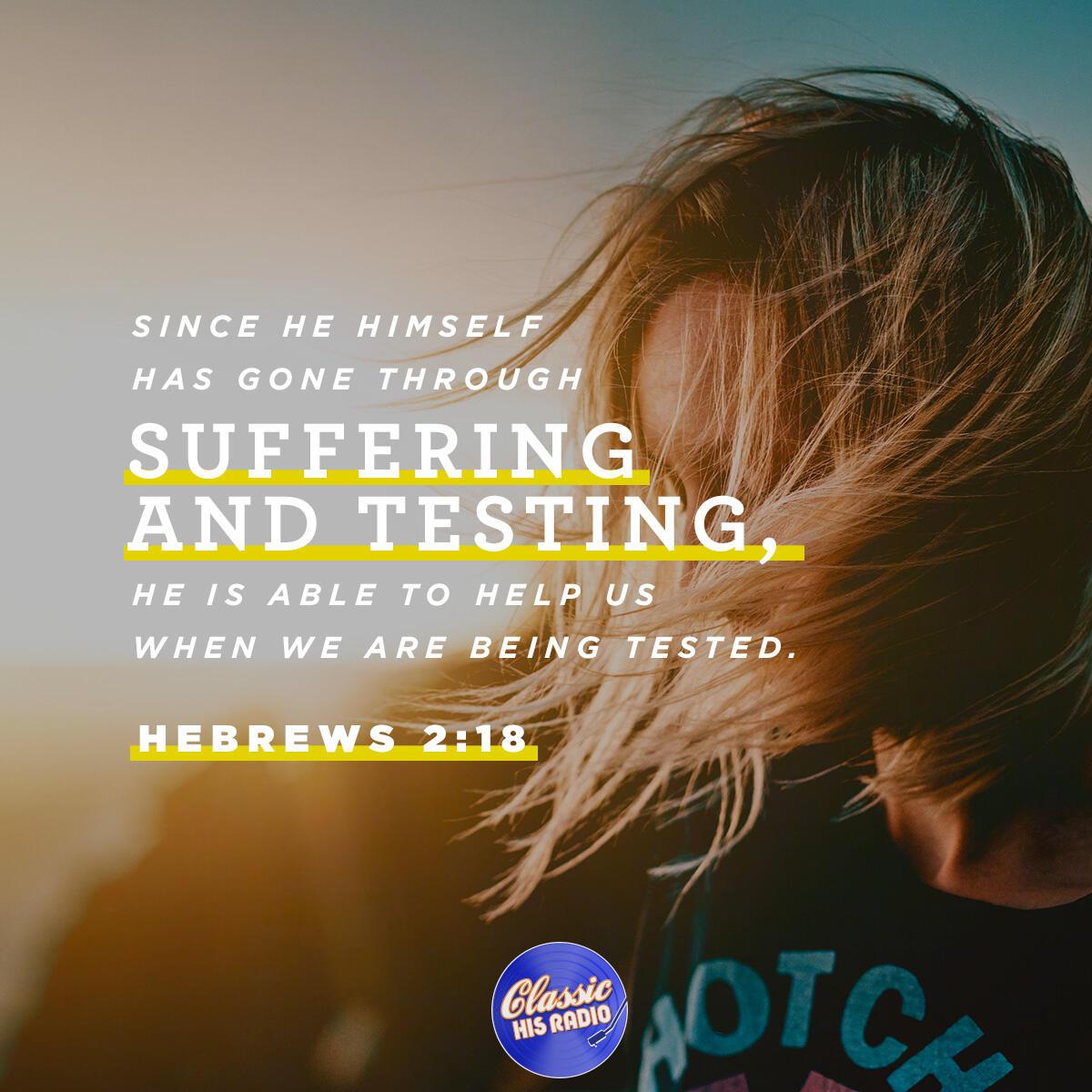 Hebrews 2:18 - Verse of the Day