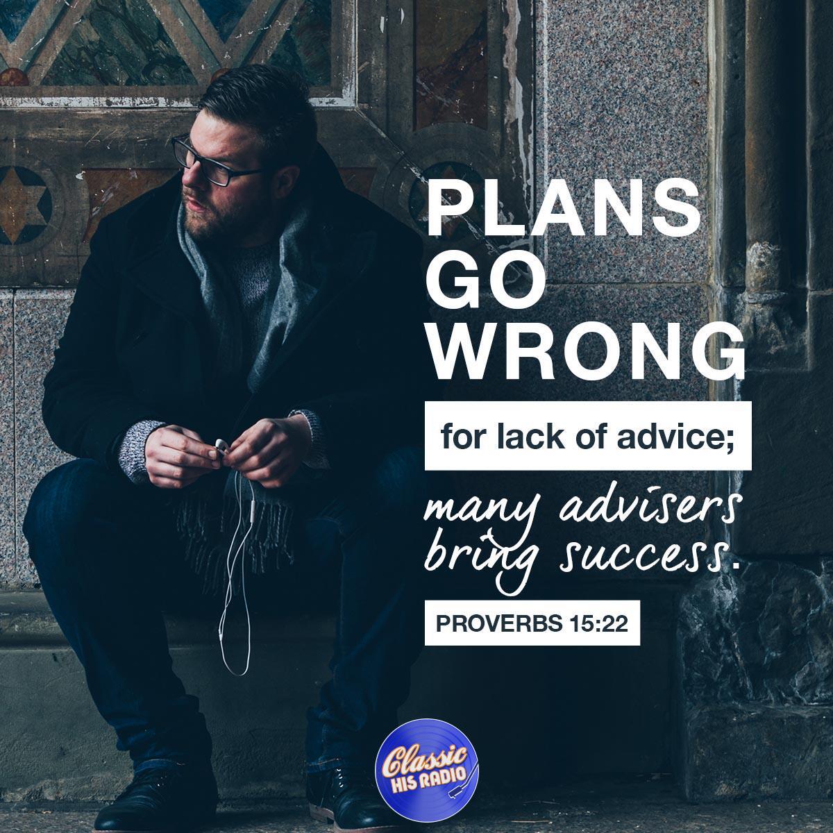 Proverbs 15:22 - Verse of the Day