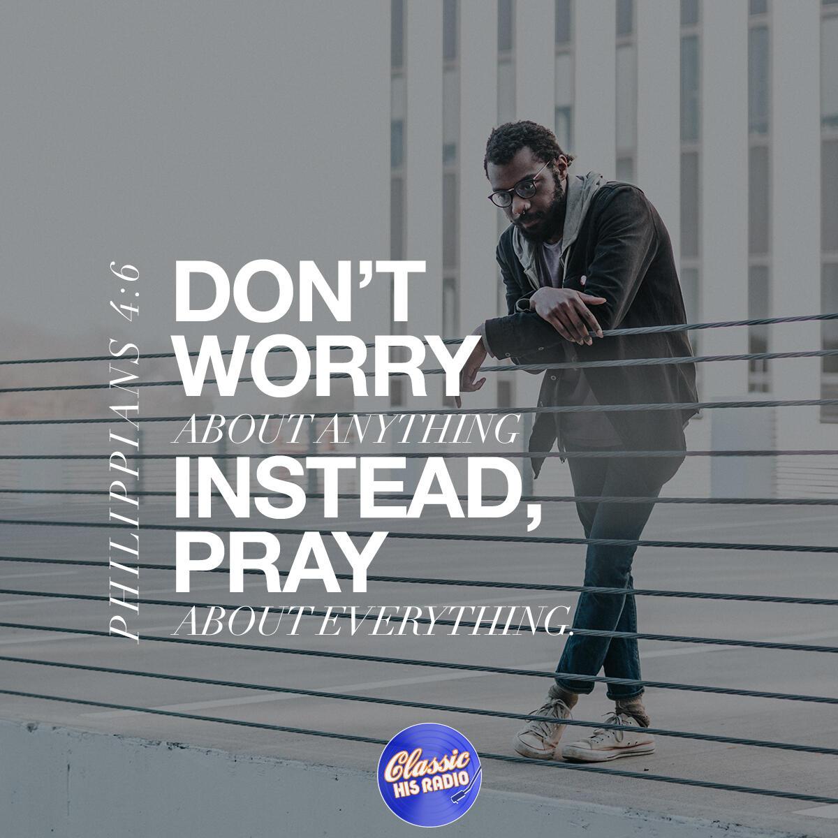 Philippians 4:6 - Verse of the Day