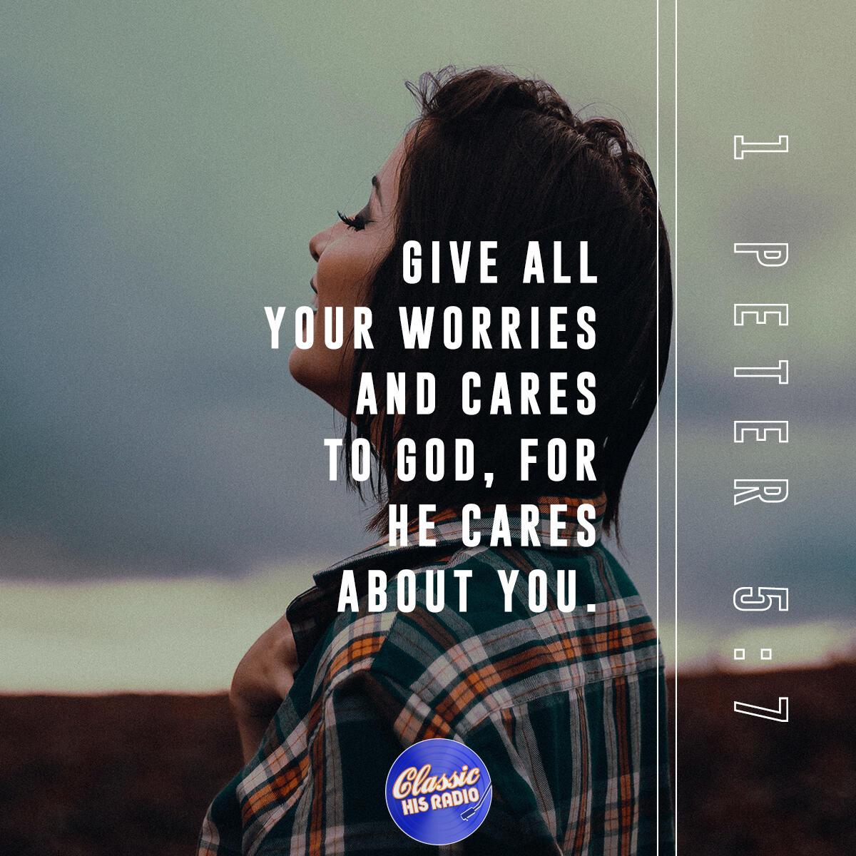 1 Peter 5:7 - Verse of the Day