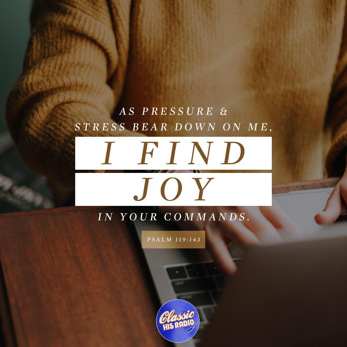 Psalm 119:143 - Verse of the Day