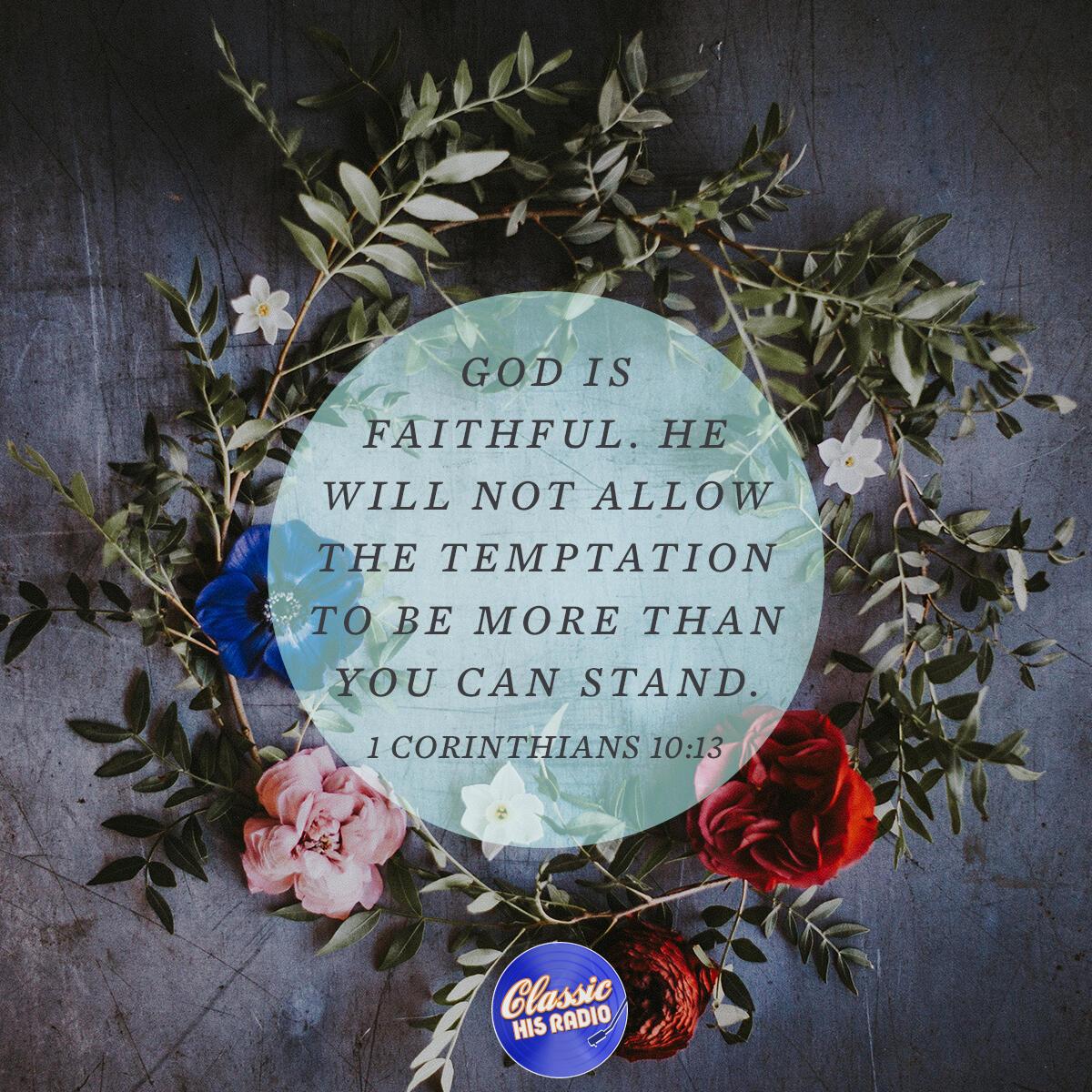 1 Corinthians 10:13 - Verse of the Day
