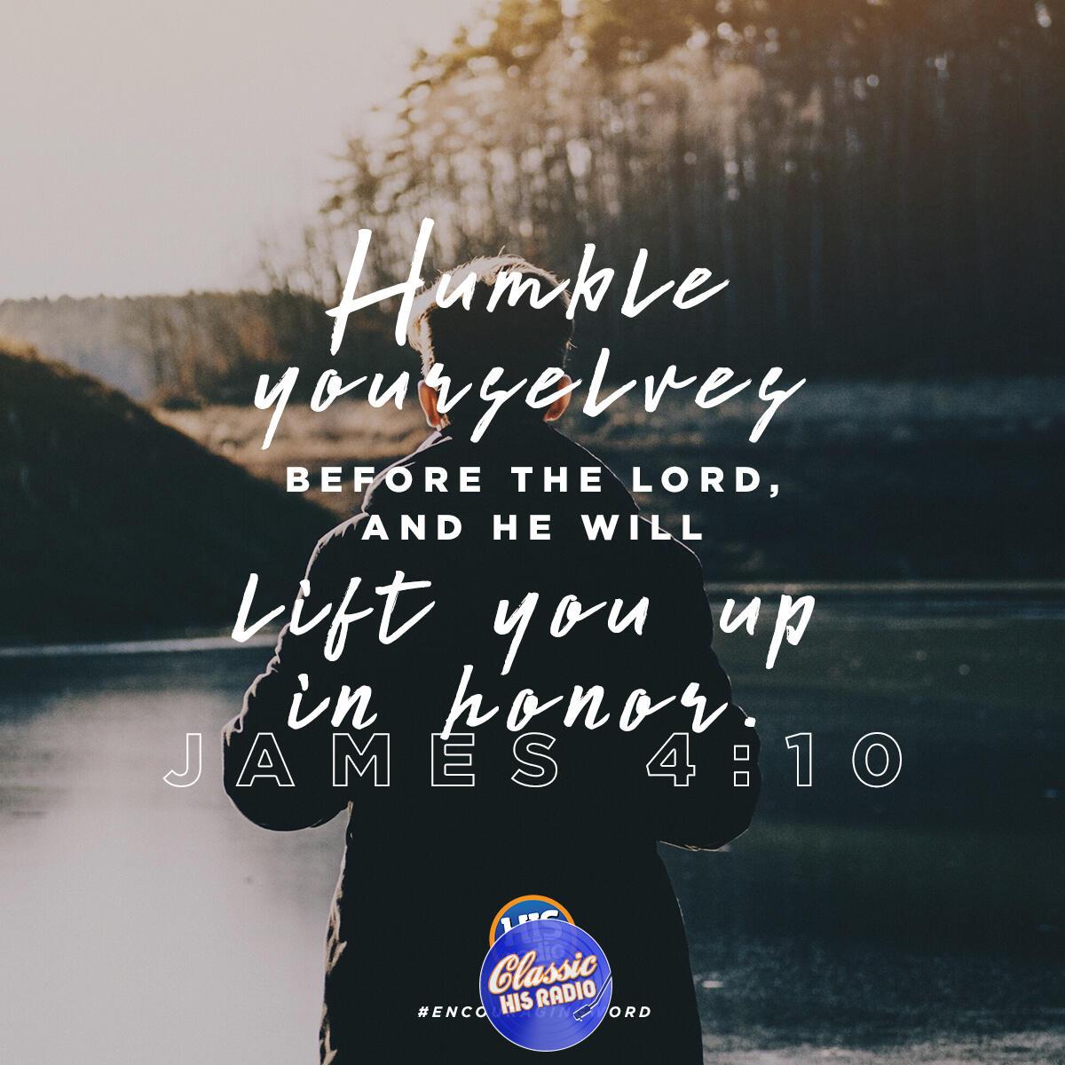 James 4:10 - Verse of the Day
