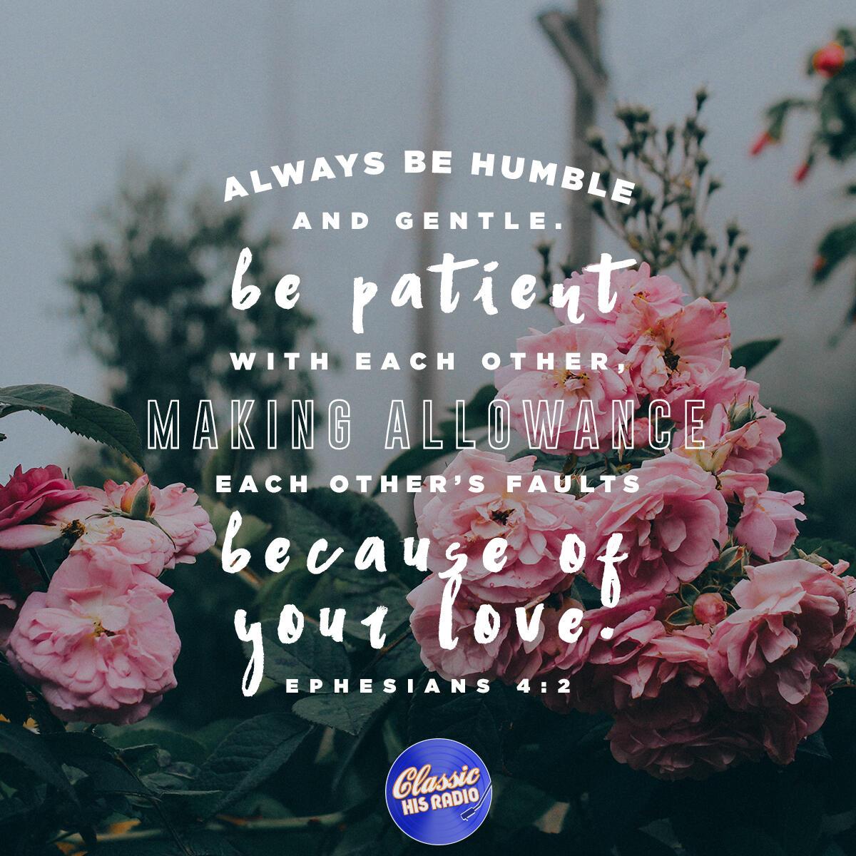 Ephesians 4:2 - Verse of the Day