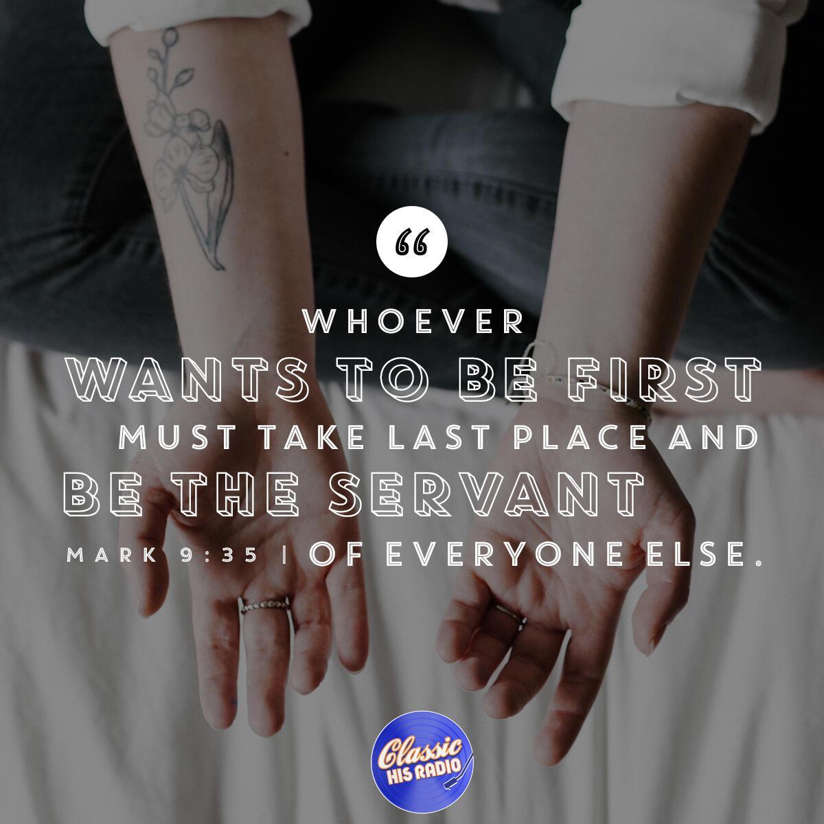 Mark 9:35 - Verse of the Day
