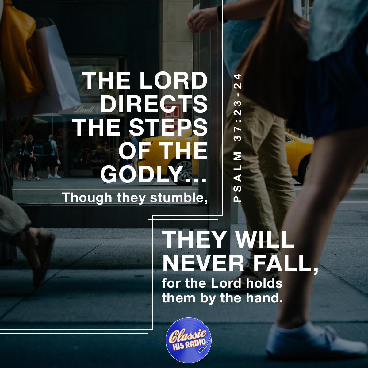 Psalm 37:23-24 - Verse of the Day